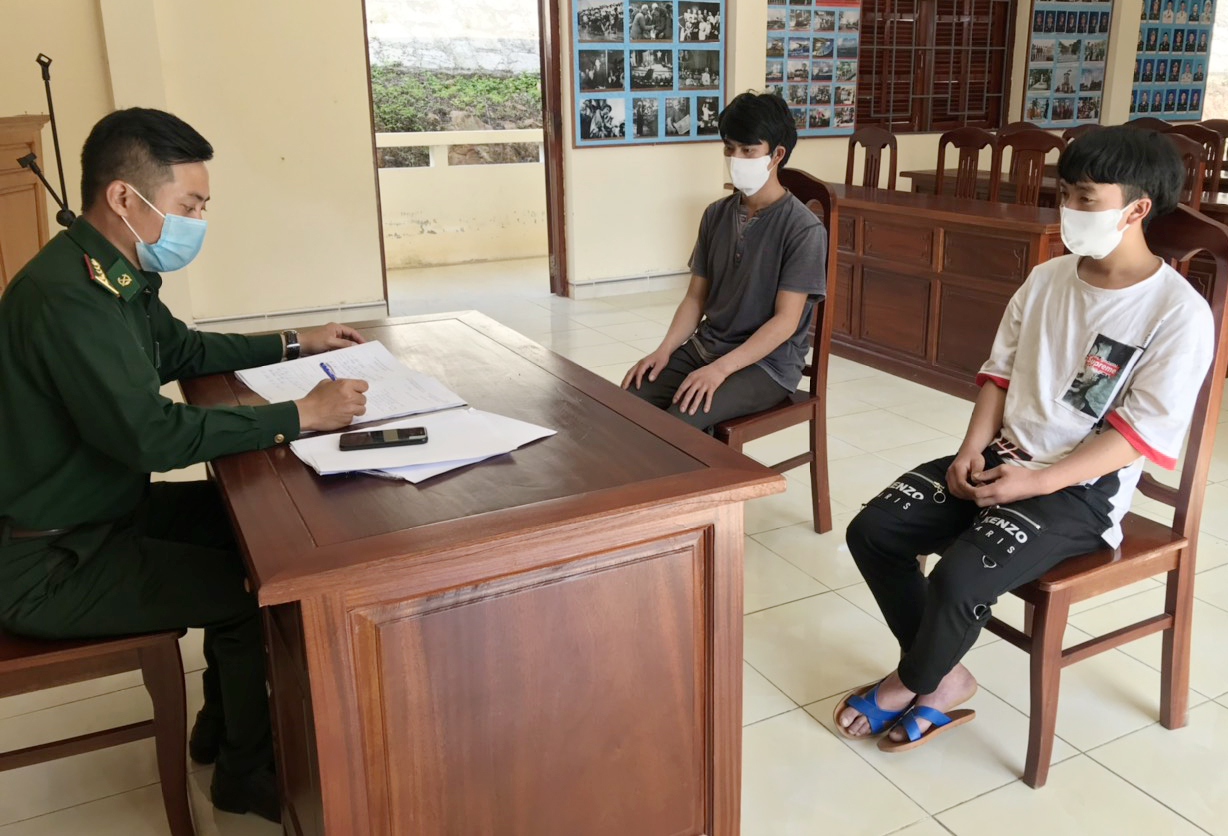 Phát hiện người vượt biên trái phép từ Lào về Việt Nam
